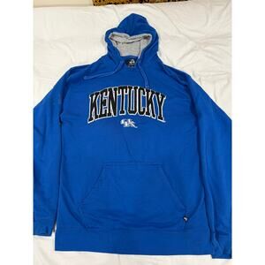 University of Kentucky Wildcats Blue Pullover Hoodie Size Large